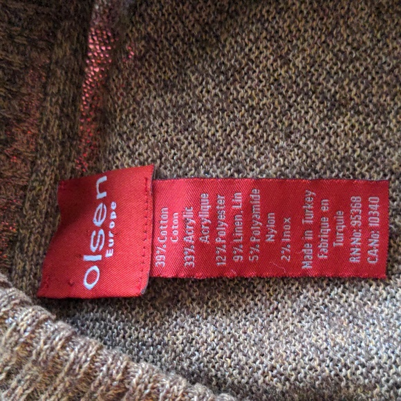 Olsen Linen/Knit Cardigan - Picture 7 of 7